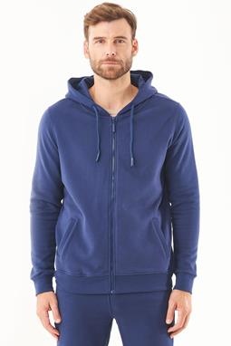 Sweat Jacket Soft Touch Navy
