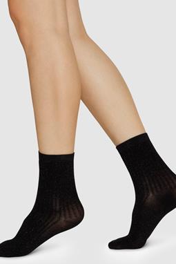 Stella Shimmery Sokken Zwart