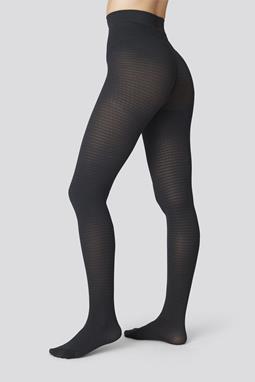 Agnes Houndstooth Tights Black