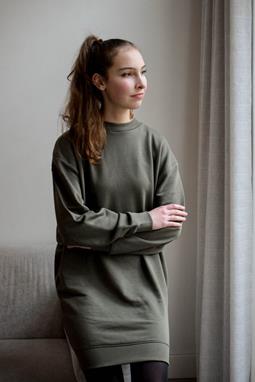 Livia Sweater Dress Green