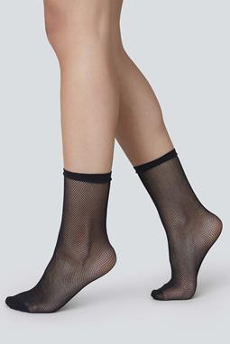 Elvira Net Socks Black