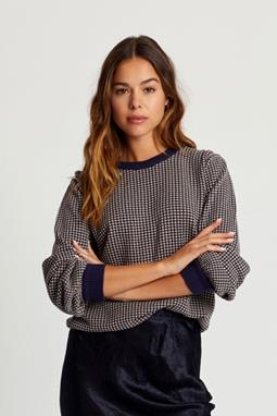 Organic Cotton Sweater Hope Navy
