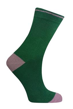 Socken Punchy Bio-Baumwolle Waldgrün