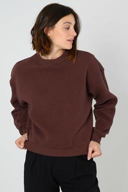 Sweater Structured Deepmahogany