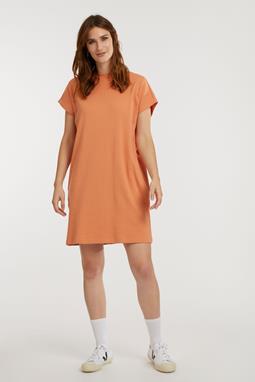 Boxy Shirt Dress Pheasant Orange
