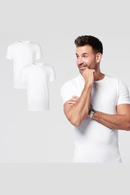 T-Shirt Round Neck 2-Pack White