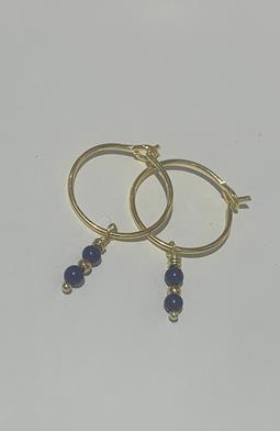 Ohrringe Louis Lapislazuli Gold