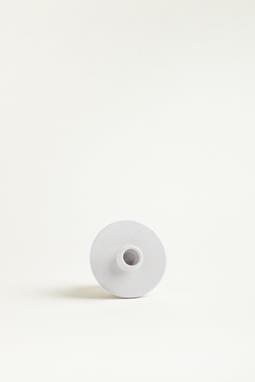 Candlestick Luz Round Cloud White