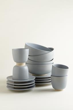 Breakfast Set Classic Dove Blue