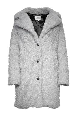 Coat Recycled Boucle Grey