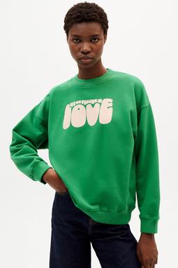 Sweatshirt Ja Liefde Groen