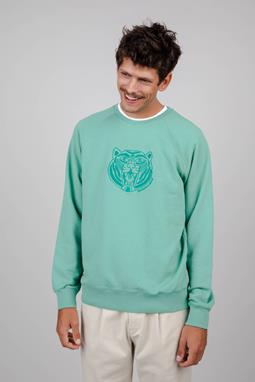 Sweatshirt Tiger Light Morera Turquoise Turq