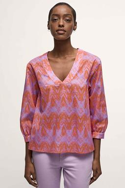 Blouse Wild Waves Paars