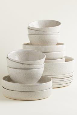 Dinner Set Traditional Sand Beige (19 Pieces)