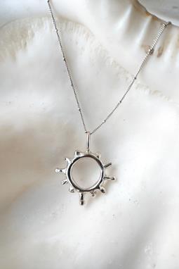 Ketting Ray Recycled Zilver