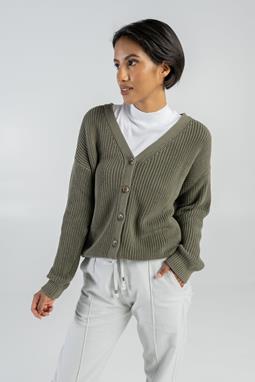 Vest Kort Kaki Groen
