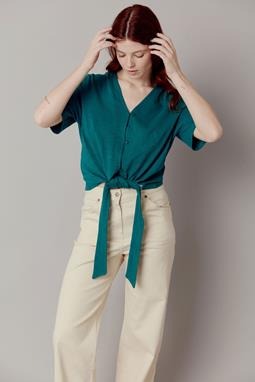 Stropdas Top Freesia Teal Groen
