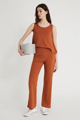 Trousers Knit Terracotta 