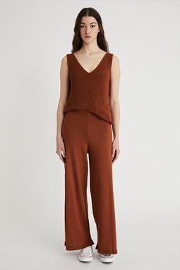 Trousers Knitted Terracotta