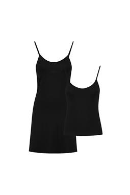 Slip Dress & Top Set First Layer Black