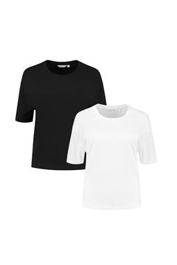 T-Shirt Set Schwarz & Weiß