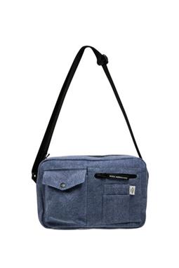 Schoudertas Denim Cappa Overdyed Paisley Purple