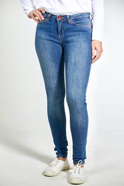 Skinny Jeans Rosa Mid Indigoblau