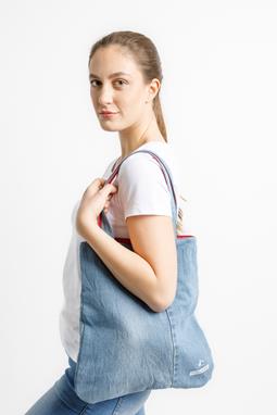 Shoulder Bag Upcycled Julia Blue