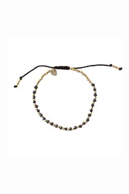 Armband Beautiful Zwart Onyx Goud