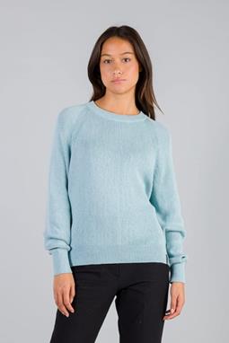Sweater Ronde Hals Classy Lichtblauw