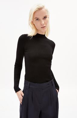 Ribbed Sweater Alaania Zwart