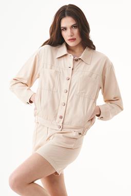 Shirt Jacket In Tencel™ Lyocell And Organic Cotton