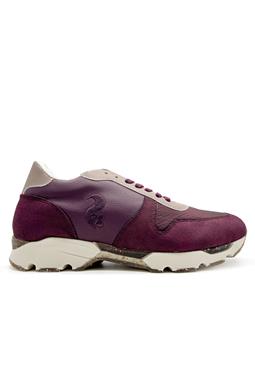 Runner Sneakers Eco Squirrel Algae Cork Dark Berry Purple