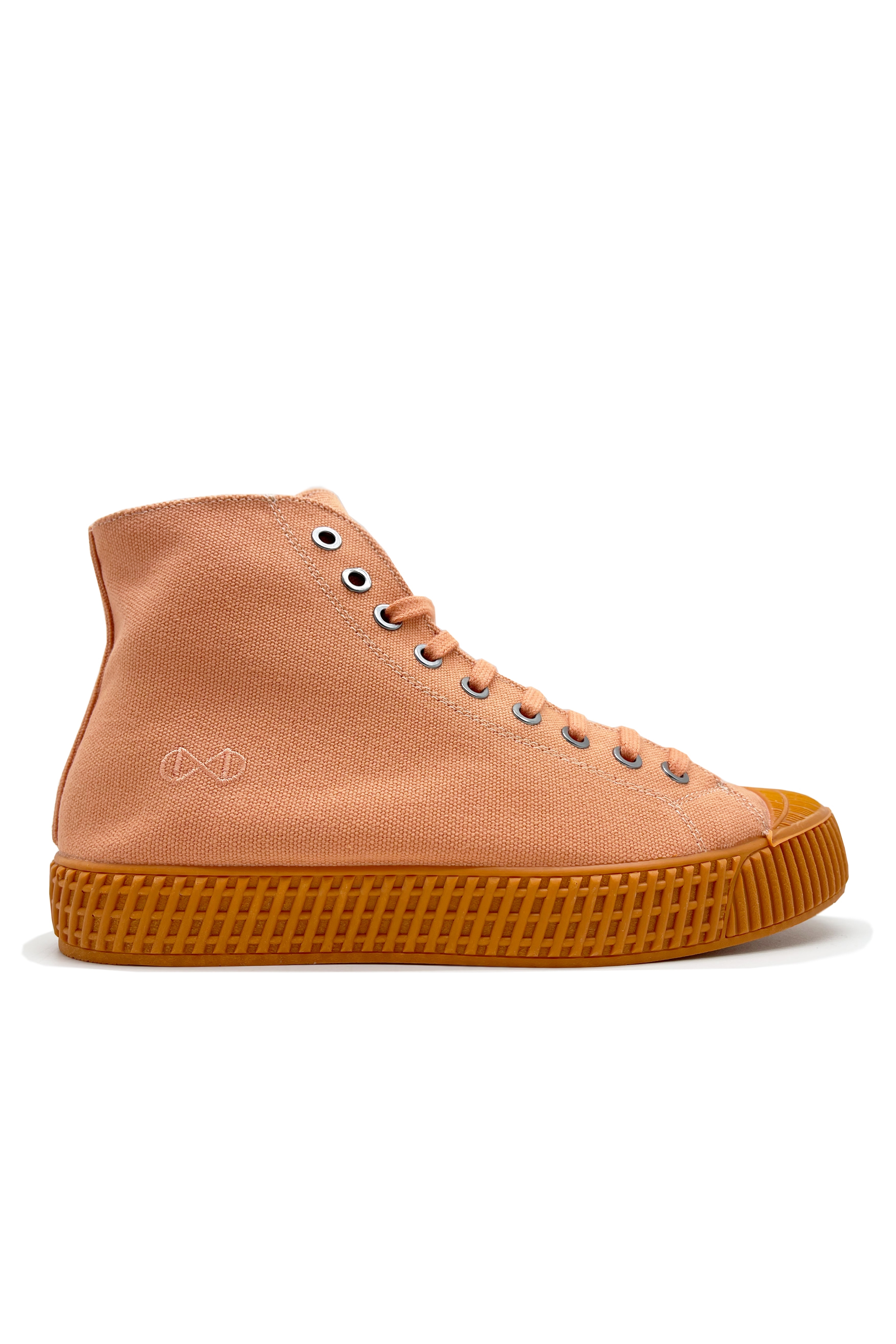 Sneakers Mono Abrikoos Oranje