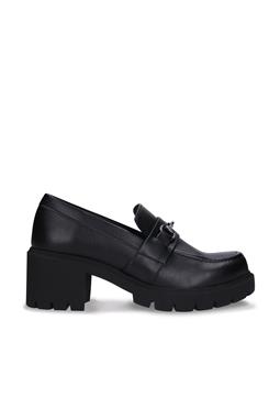 Loafers Met Hak Rais Zwart