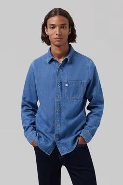 Overhemd Stanley Medium Steenblauw