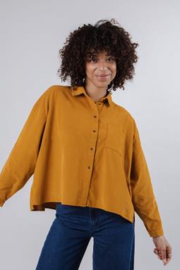 Babycord Boxy Blouse Toffee
