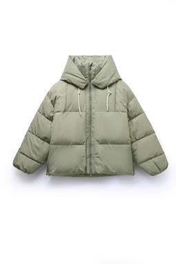Zonza Pufferjacke Blass Oliv