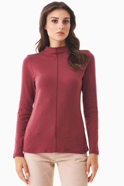  Long Sleeve Shirt Organic Cotton And Tencel™ Modal Red