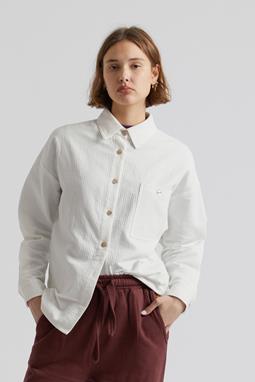  Shirt  Hanako Organic Cotton Seersucker White