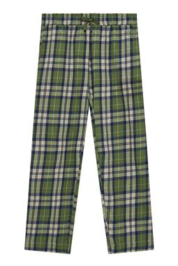 Pyjama Bottoms Jim Jam Womens Gots Organic Cotton Pine Green