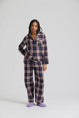 Pyjama Set Jim Jam Womens Gots Organic Cotton Dusty Mauve