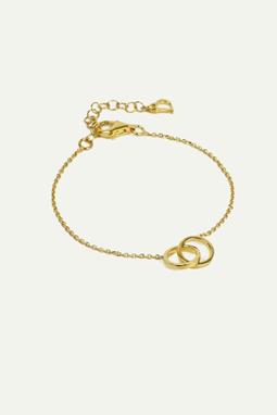 Double-Ring Armband Gold
