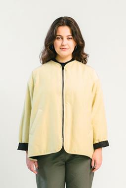 Short Jacket Middle Alba Chiara Yellow
