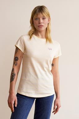 Moin T-Shirt Light Yellow Stripes