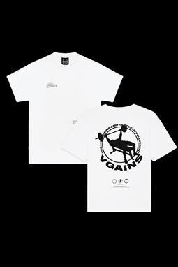 T-Shirt Vgains Emblem Pumpe Weiß
