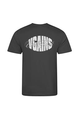  Training Tee Vgains Recycled Charcoal Grey