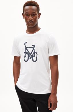 T-Shirt Jaames Fun Bike Weiß