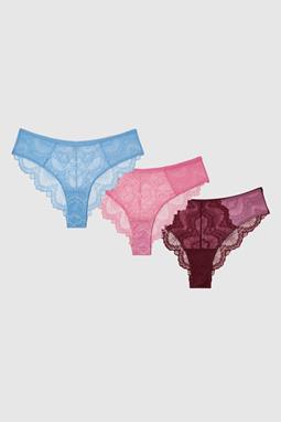 Cheeky Pack Blue, Pink, Burgundy Red