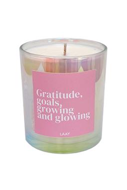 Scented Candle Gratitude,Goals,Growing And Glowing